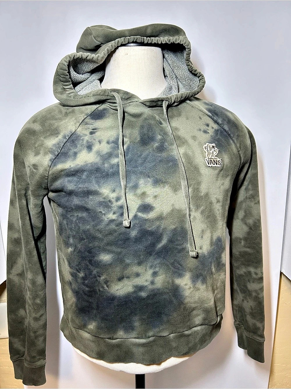Vans Tie-Dye Hoodie in Green & Blue Size Medium